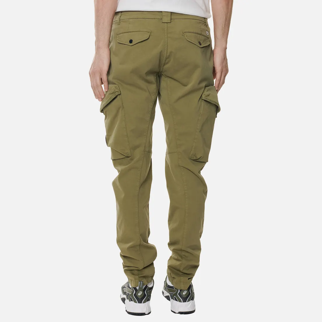 C.P. Company Мужские брюки Garment Dyed Stretch Sateen Lens Pocket Cargo