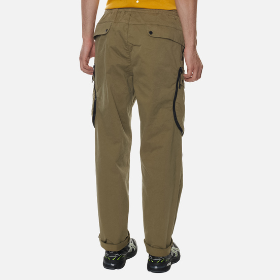 Мужские брюки C.P. Company Cargo Garment Dyed Stretch Sateen Martini Olive
