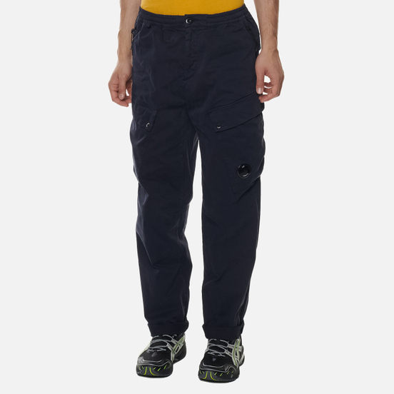 Мужские брюки C.P. Company Cargo Garment Dyed Stretch Sateen Total Eclipse