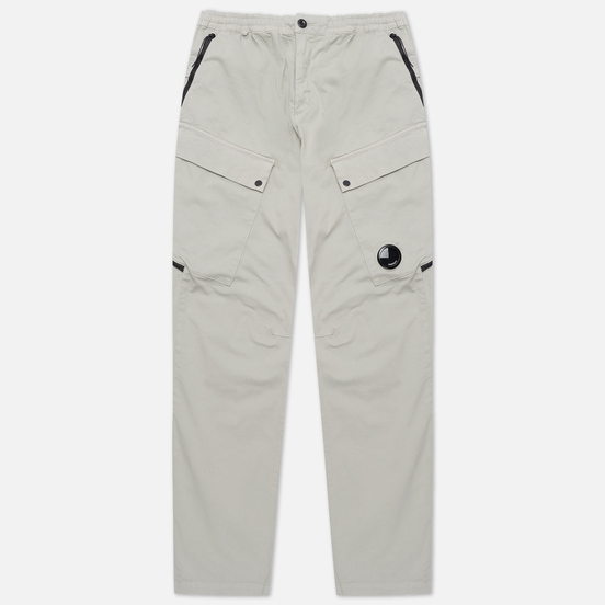 Мужские брюки C.P. Company Cargo Garment Dyed Stretch Sateen Quiet Grey