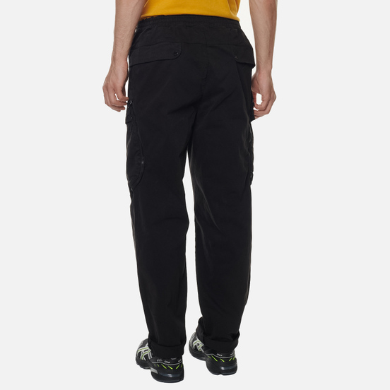Мужские брюки C.P. Company Cargo Garment Dyed Stretch Sateen Black