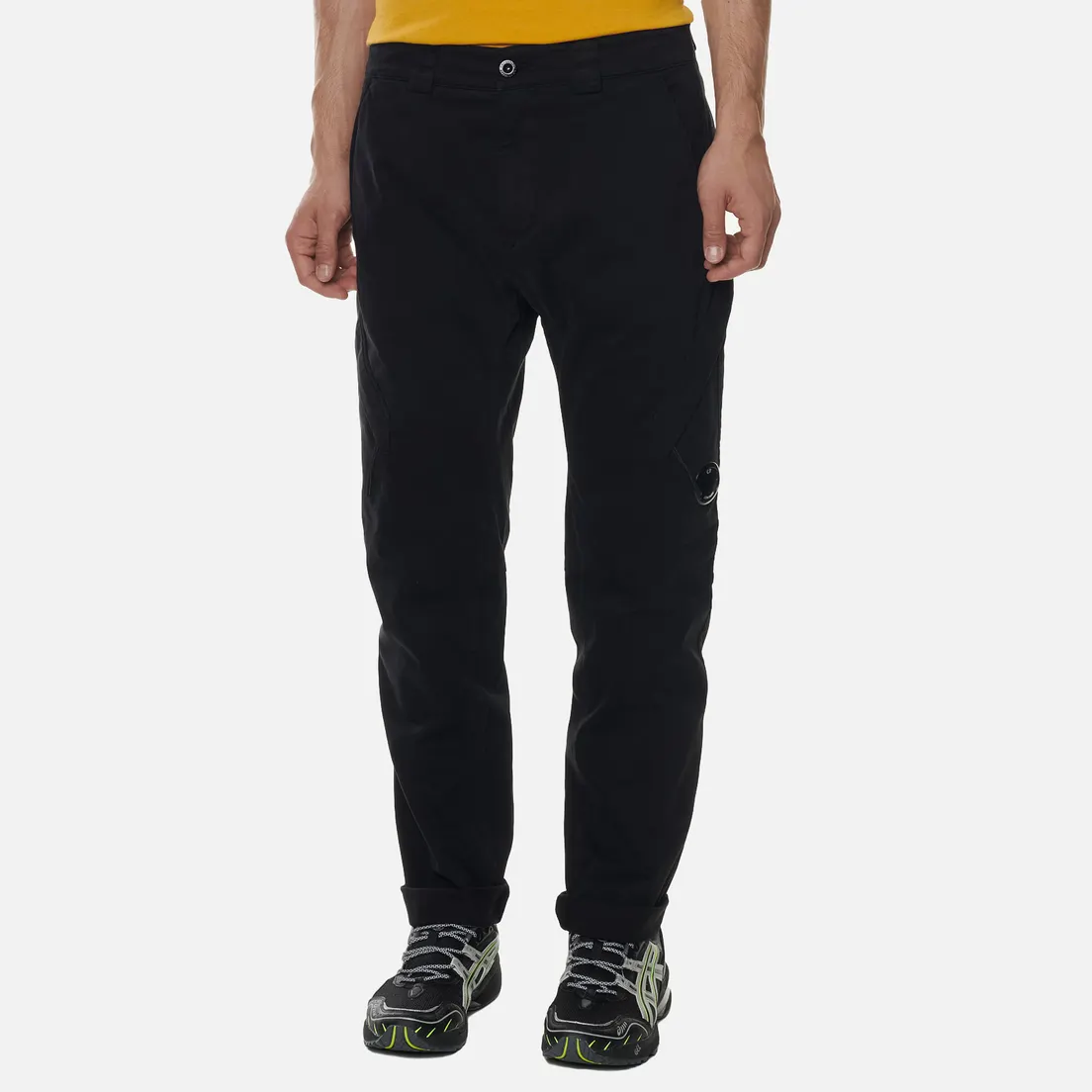 C.P. Company Мужские брюки Cargo Lens Pocket Garment Dyed Stretch Sateen Ergonomic Fit