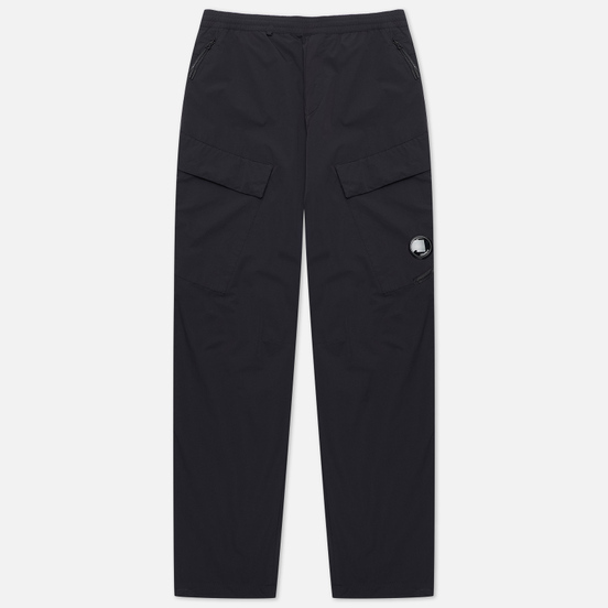 Мужские брюки C.P. Company Cargo Garment Dyed Stretch Nylon Loose Fit Black