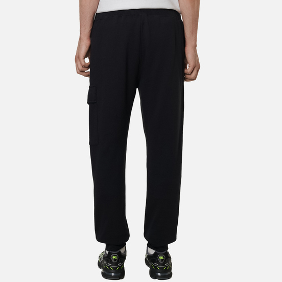 Мужские брюки C.P. Company Lens Pocket Diagonal Raised Fleece Black