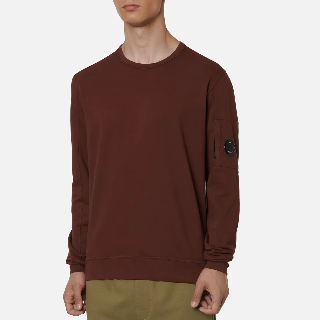 C.P. Company Мужская толстовка Pocket Lens Garment Dyed Light Feece