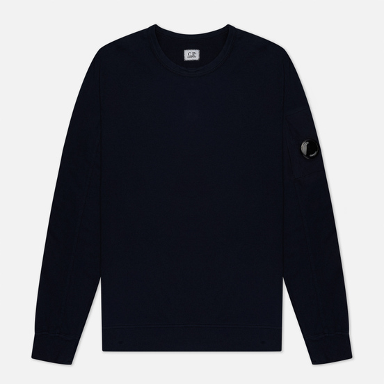 Мужская толстовка C.P. Company Pocket Lens Garment Dyed Light Feece Total Eclipse