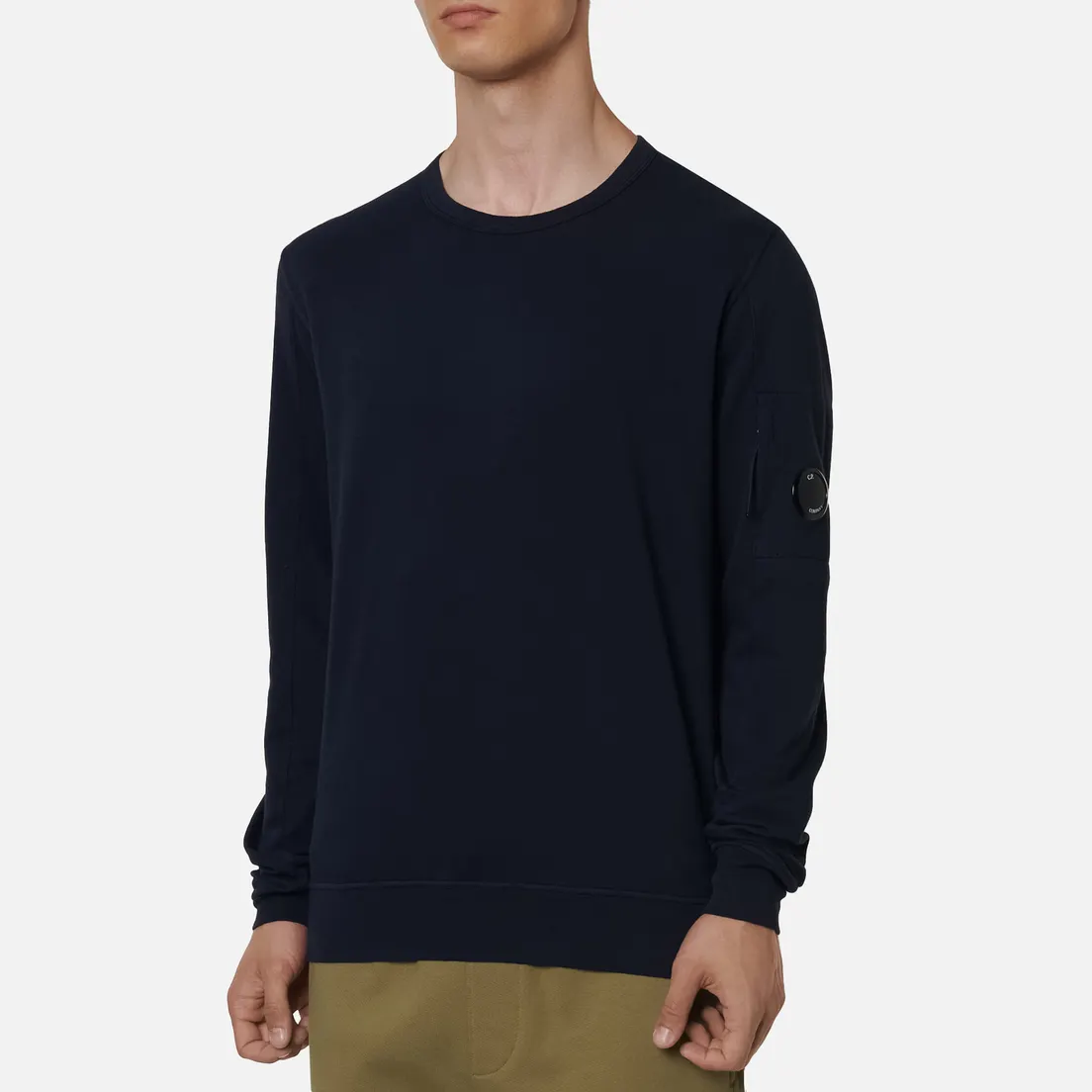 C.P. Company Мужская толстовка Pocket Lens Garment Dyed Light Feece