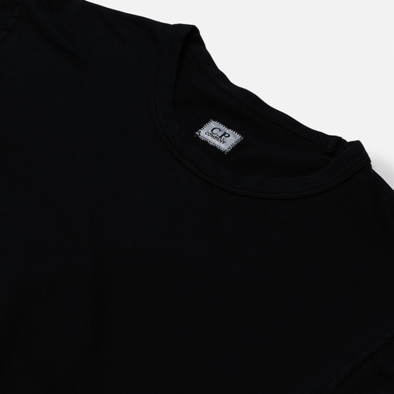 Мужская толстовка C.P. Company Pocket Lens Garment Dyed Light Feece Black