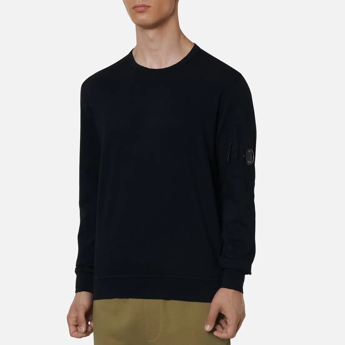 C.P. Company Мужская толстовка Pocket Lens Garment Dyed Light Feece