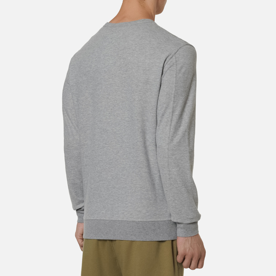 Мужская толстовка C.P. Company Pocket Lens Garment Dyed Light Feece Grey Melange