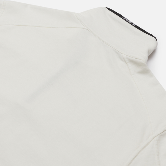 Мужская толстовка C.P. Company Pocket Lens Half-Zip Light Feece Gauze White