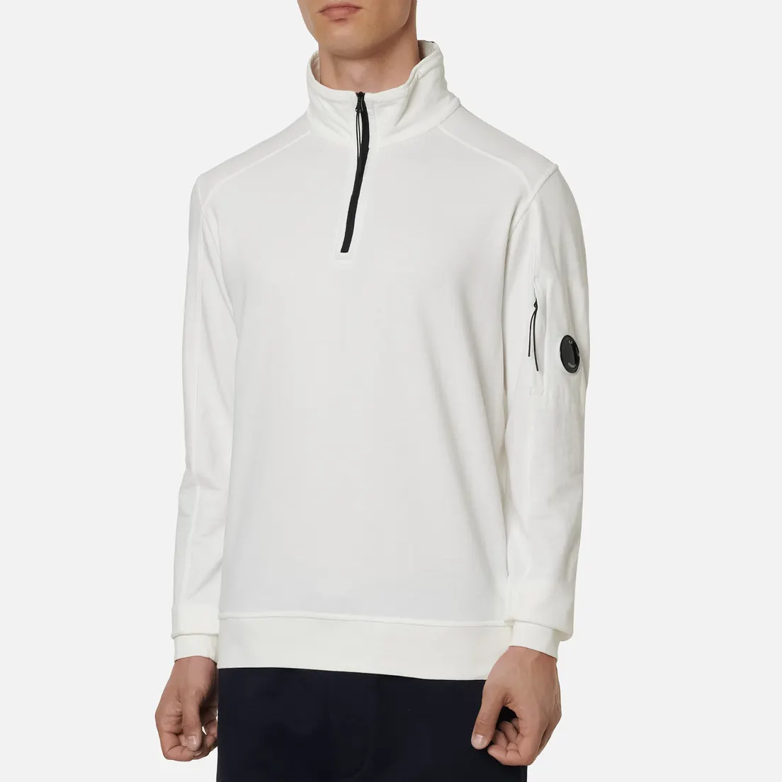 C.P. Company Мужская толстовка Pocket Lens Half-Zip Light Feece