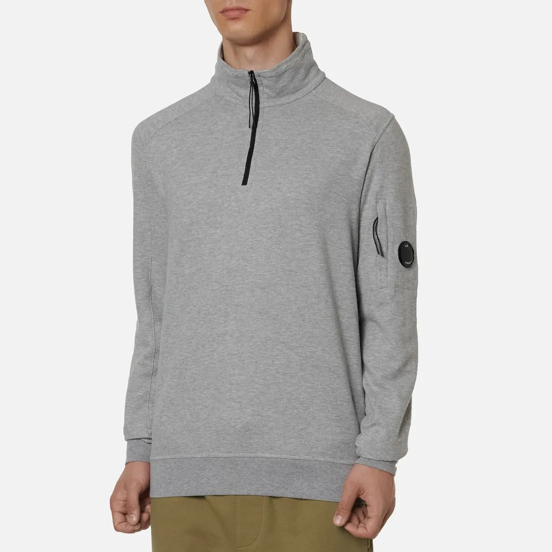 C.P. Company Мужская толстовка Pocket Lens Half-Zip Light Feece
