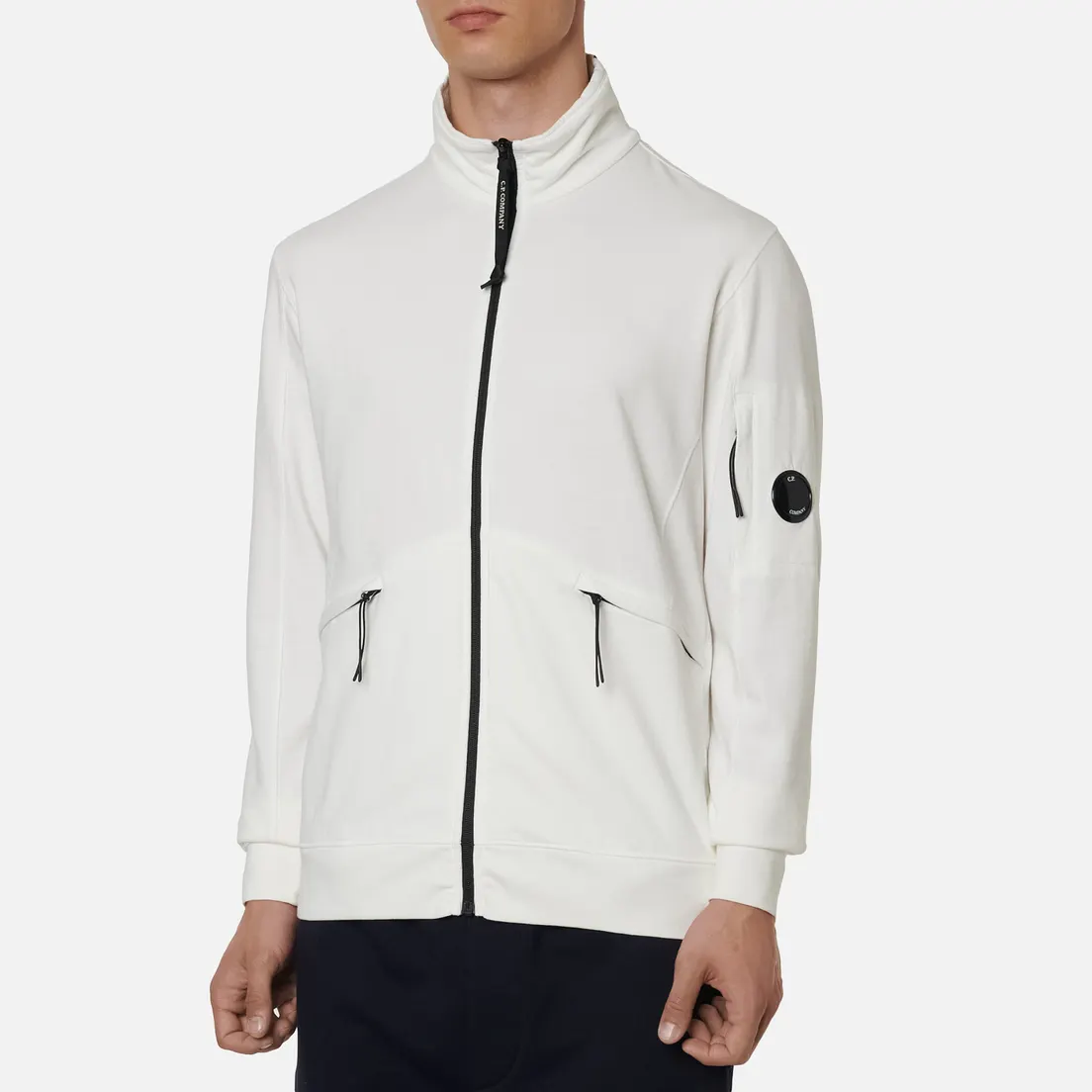 C.P. Company Мужская толстовка Pocket Lens Full-Zip Light Feece