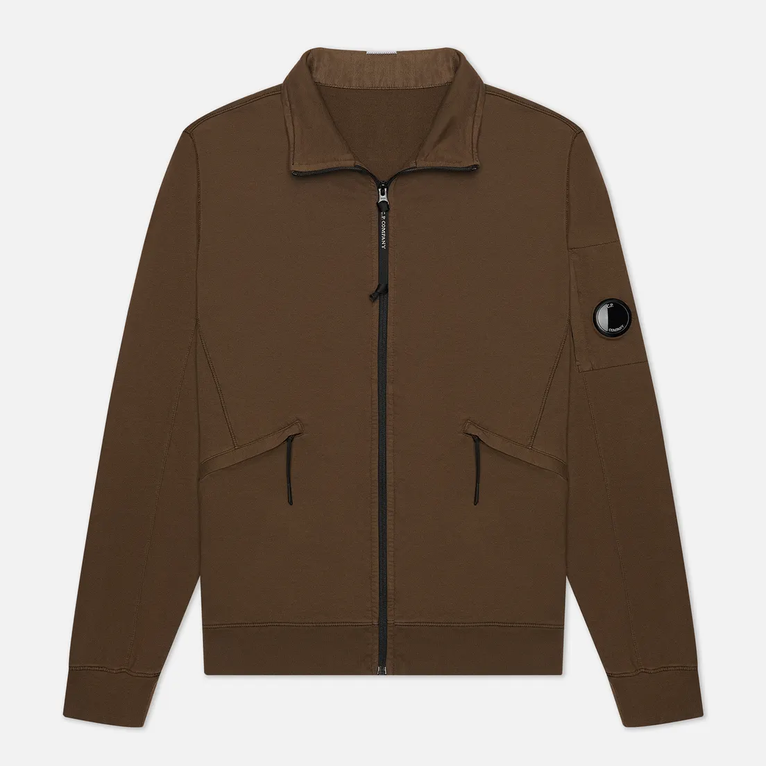 C.P. Company Мужская толстовка Pocket Lens Full-Zip Light Feece