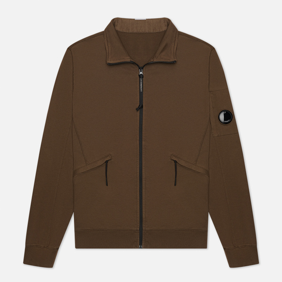 Мужская толстовка C.P. Company Pocket Lens Full-Zip Light Feece Ivy Green