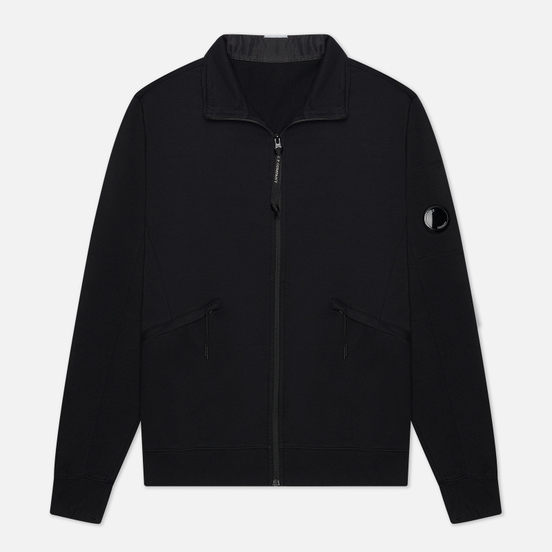 Мужская толстовка C.P. Company Pocket Lens Full-Zip Light Feece Black