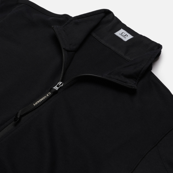 Мужская толстовка C.P. Company Pocket Lens Full-Zip Light Feece Black