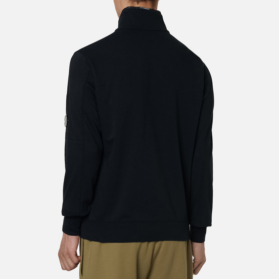 Мужская толстовка C.P. Company Pocket Lens Full-Zip Light Feece Black