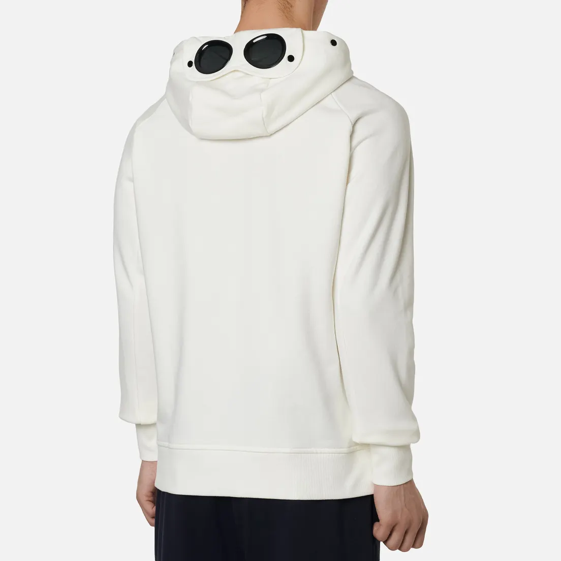 C.P. Company Мужская толстовка Goggle Full Zip Hoodie Diagonal Raised Fleece
