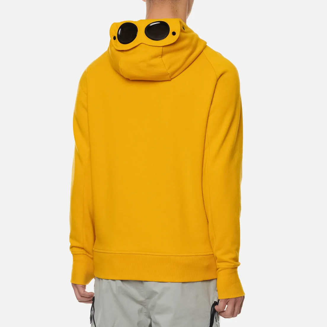 C.P. Company Мужская толстовка Goggle Full Zip Hoodie Diagonal Raised Fleece