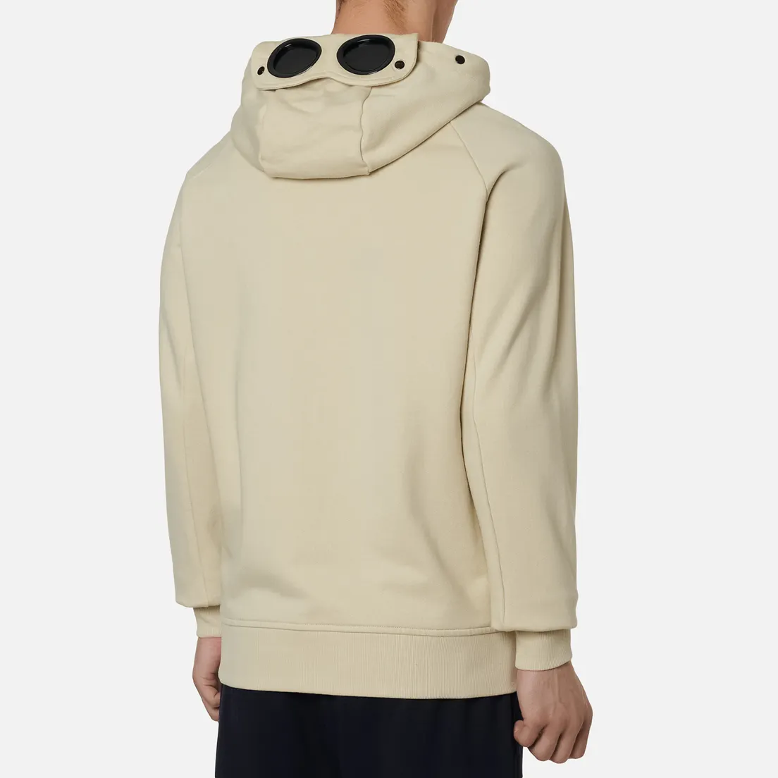C.P. Company Мужская толстовка Goggle Full Zip Hoodie Diagonal Raised Fleece