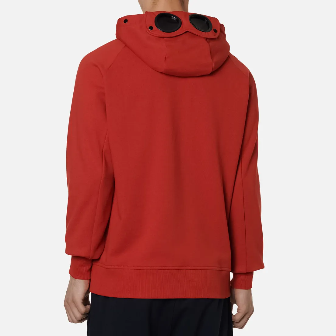 C.P. Company Мужская толстовка Goggle Full Zip Hoodie Diagonal Raised Fleece