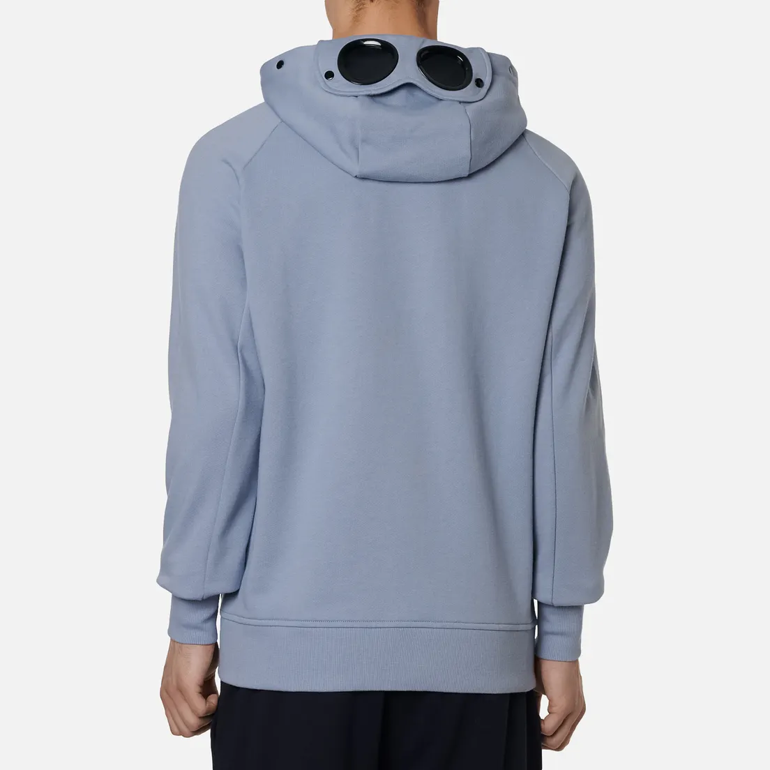 C.P. Company Мужская толстовка Goggle Full Zip Hoodie Diagonal Raised Fleece