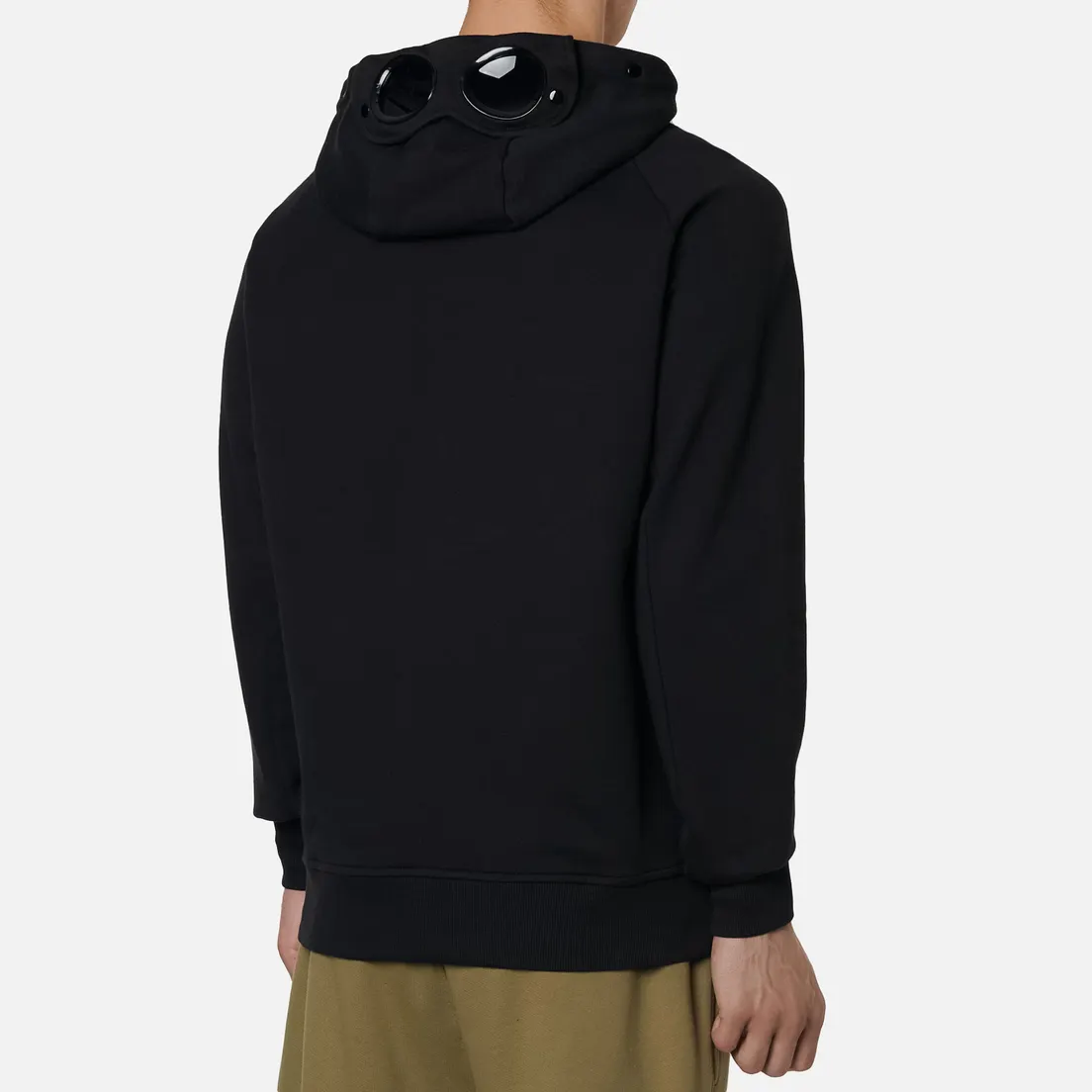 C.P. Company Мужская толстовка Goggle Full Zip Hoodie Diagonal Raised Fleece
