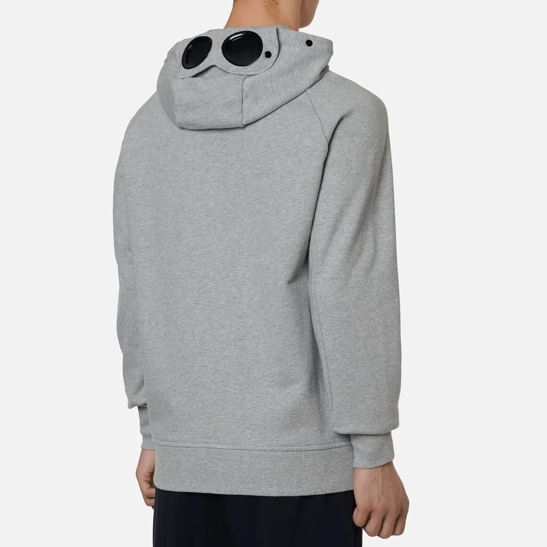 C.P. Company Мужская толстовка Goggle Full Zip Hoodie Diagonal Raised Fleece