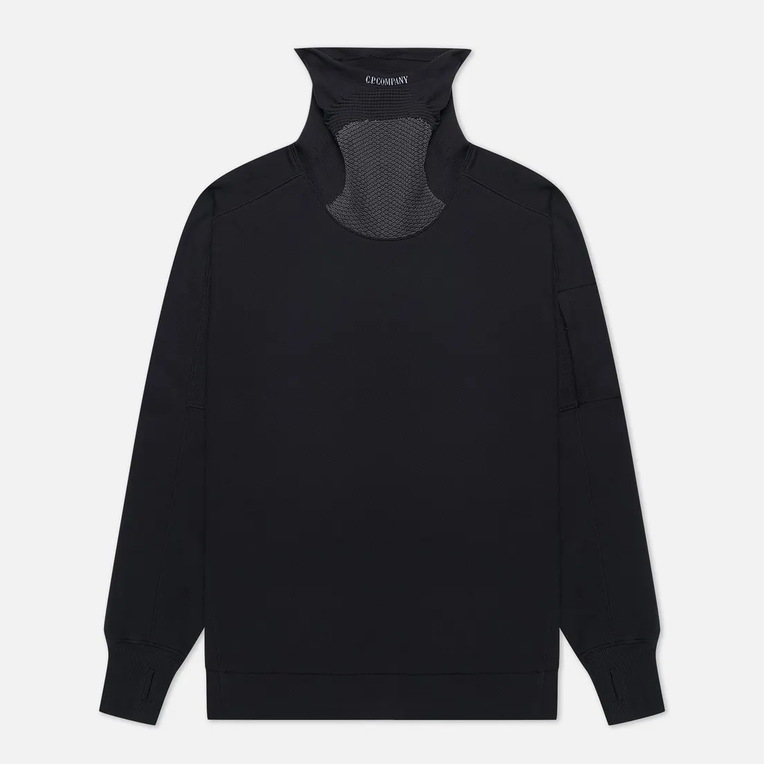 C.P. Company Мужская толстовка Roll Neck Diagonal Raised Fleece