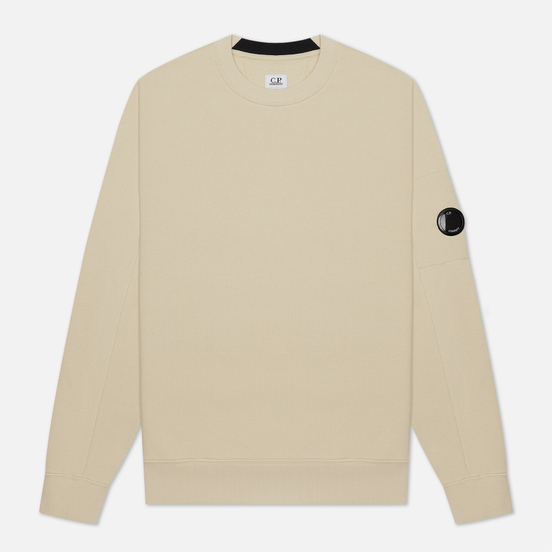 Мужская толстовка C.P. Company Lens Pocket Diagonal Raised Fleece Oyster Grey