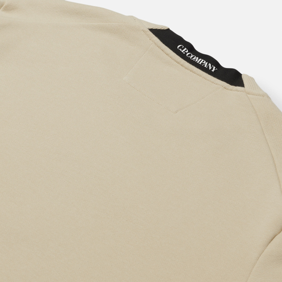 Мужская толстовка C.P. Company Lens Pocket Diagonal Raised Fleece Oyster Grey
