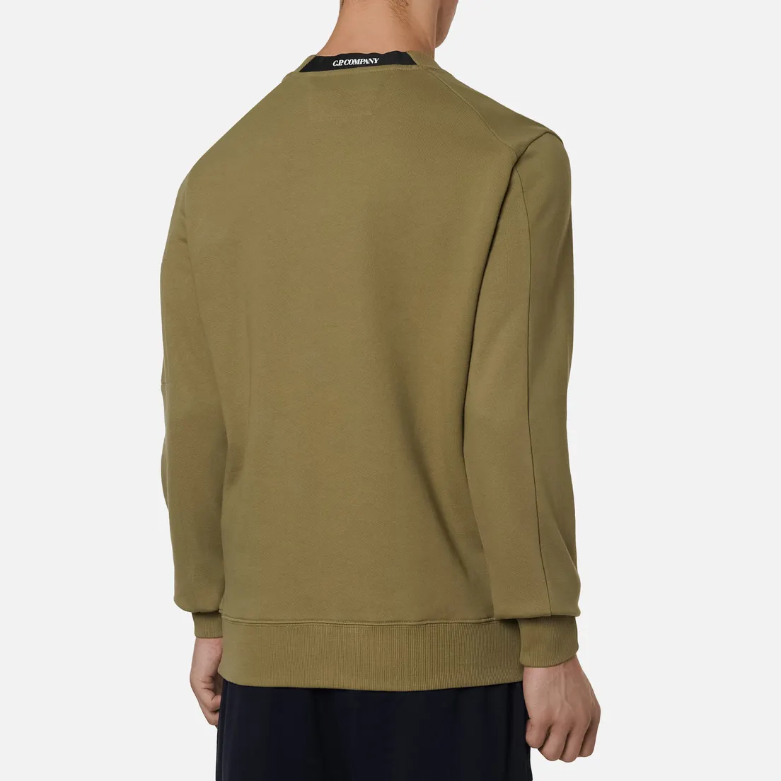 C.P. Company Мужская толстовка Lens Pocket Diagonal Raised Fleece