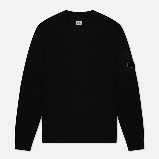 Мужская толстовка C.P. Company Lens Pocket Diagonal Raised Fleece Black