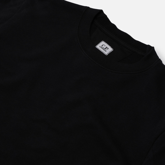 Мужская толстовка C.P. Company Lens Pocket Diagonal Raised Fleece Black