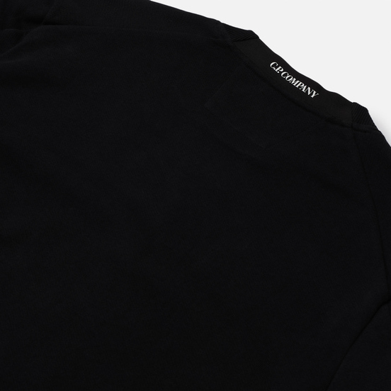 Мужская толстовка C.P. Company Lens Pocket Diagonal Raised Fleece Black