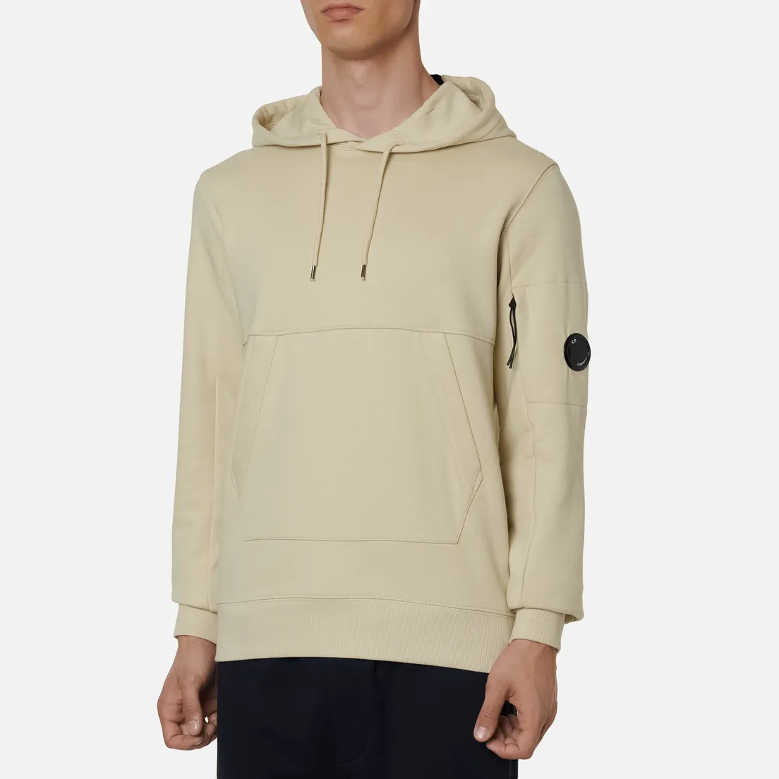 C.P. Company Мужская толстовка Pocket Lens Diagonal Raised Fleece Hoodie