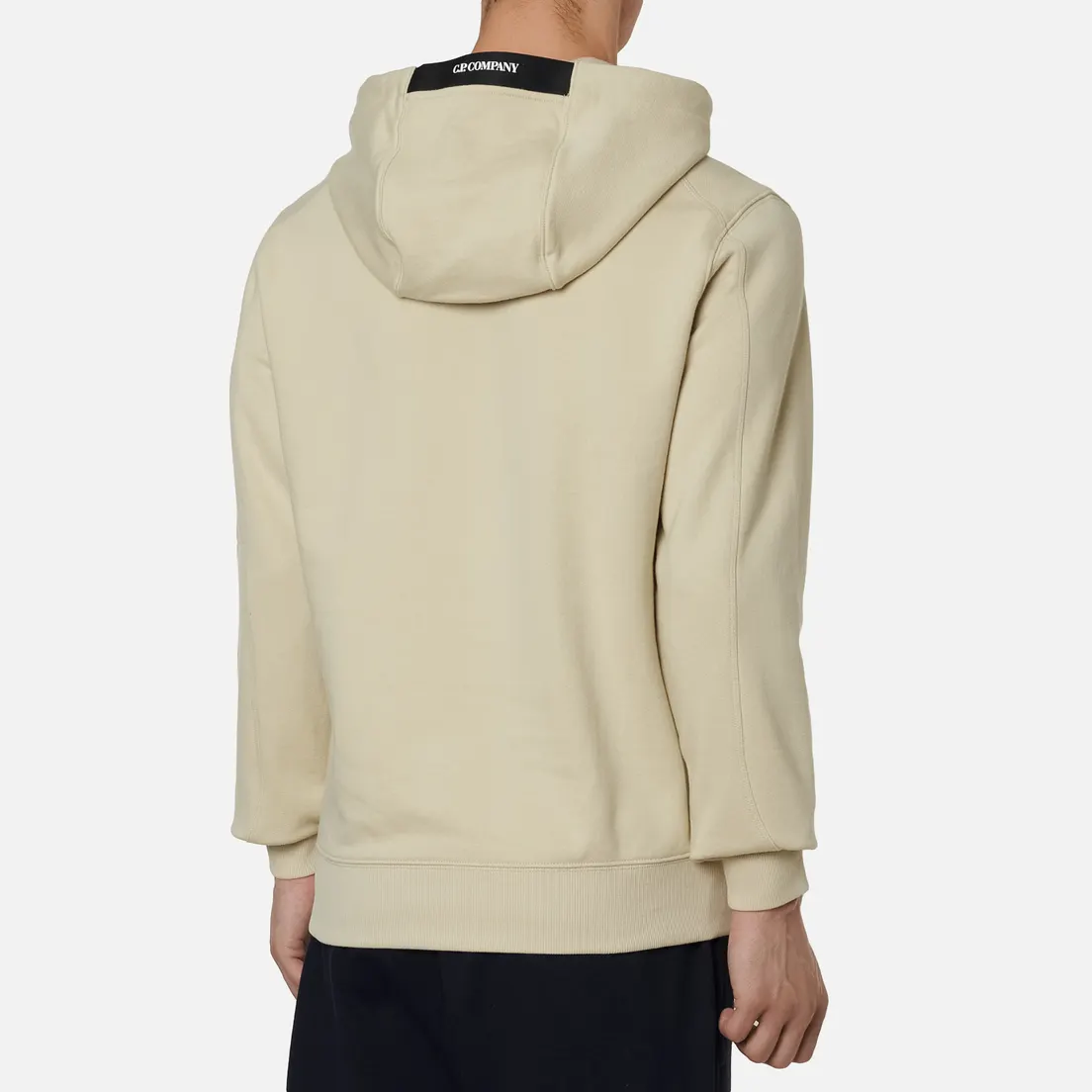 C.P. Company Мужская толстовка Pocket Lens Diagonal Raised Fleece Hoodie