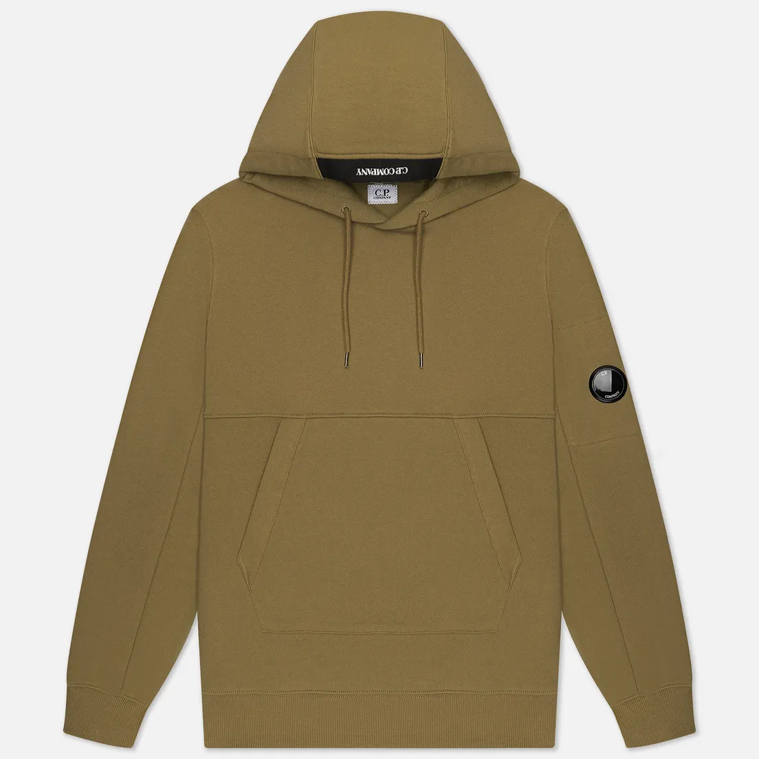 C.P. Company Мужская толстовка Pocket Lens Diagonal Raised Fleece Hoodie