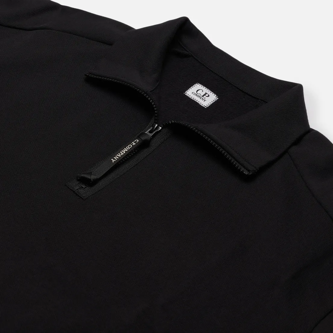 C.P. Company Мужская толстовка Lens Pocket Half-Zip Diagonal Raised Fleece