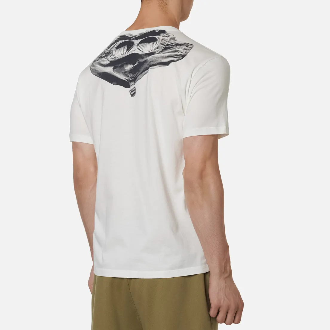 C.P. Company Мужская футболка Goggle Hood Print Jersey 30/1