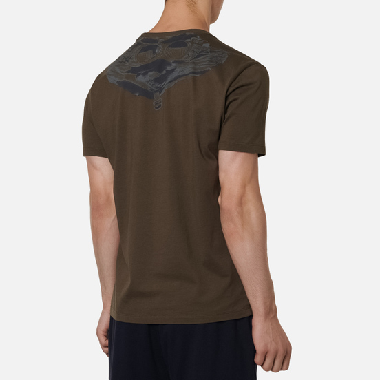 Мужская футболка C.P. Company Goggle Hood Print Jersey 30/1 Ivy Green