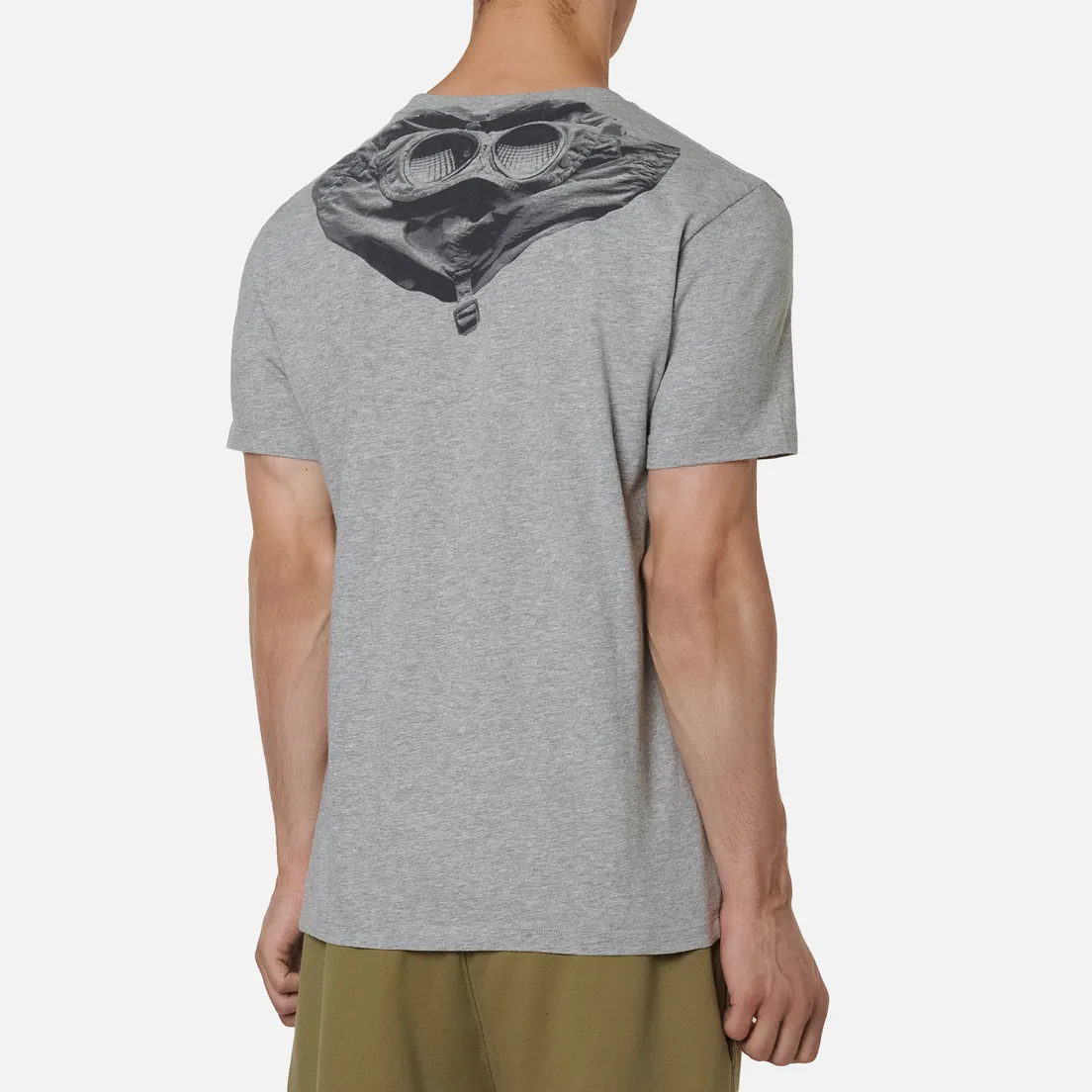 C.P. Company Мужская футболка Goggle Hood Print Jersey 30/1