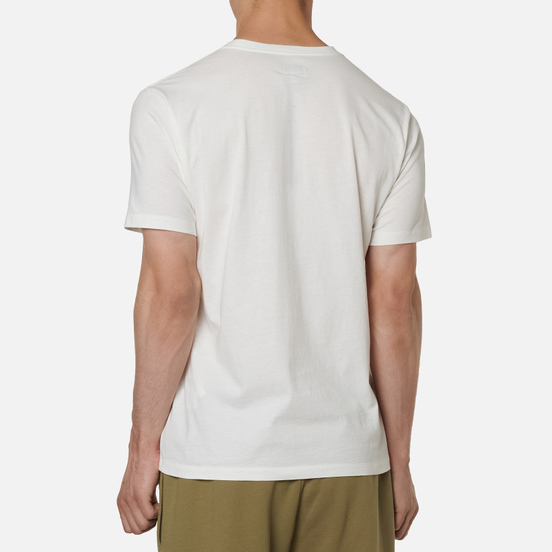 Мужская футболка C.P. Company Mini Logo Label Jersey 30/1 Gauze White