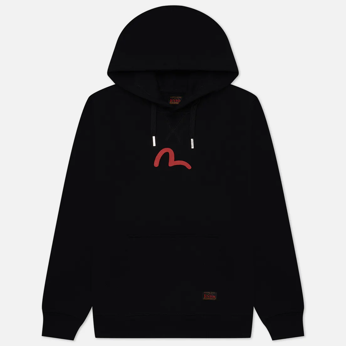 Evisu Мужская толстовка Basic Hoodie Seagull Print