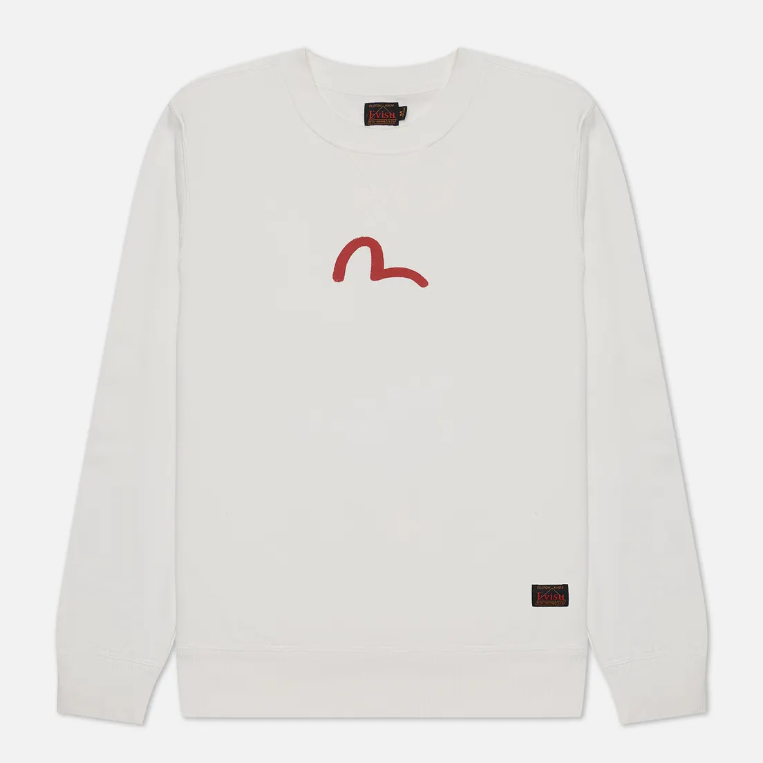 Evisu Мужская толстовка Basic Crew Neck Seagull Print