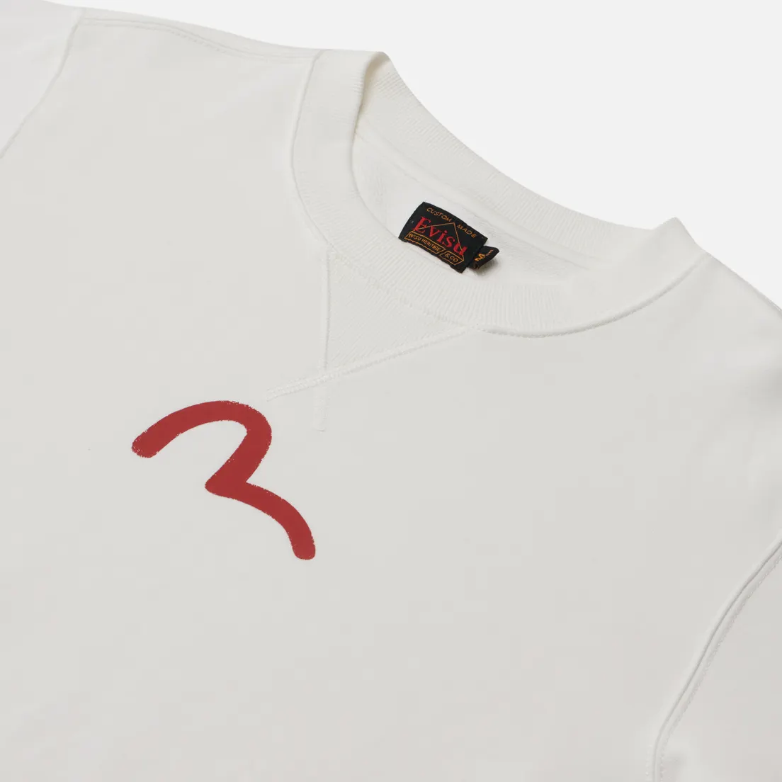 Evisu Мужская толстовка Basic Crew Neck Seagull Print