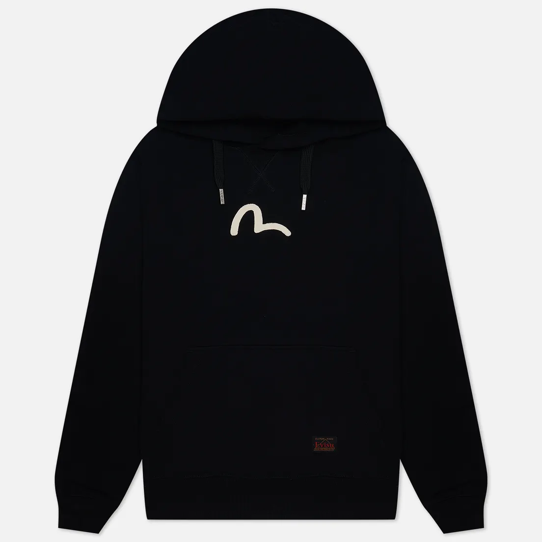 Evisu Мужская толстовка Seagull Printed Hoodie Regular Fit