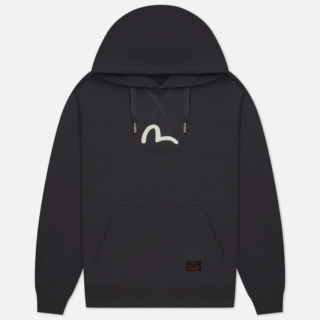 Evisu Мужская толстовка Seagull Printed Hoodie Regular Fit